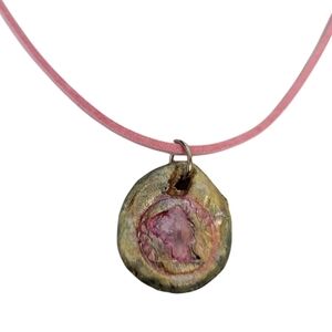 Air Dry Clay Roman Coin Stamped Faux Leather Necklace